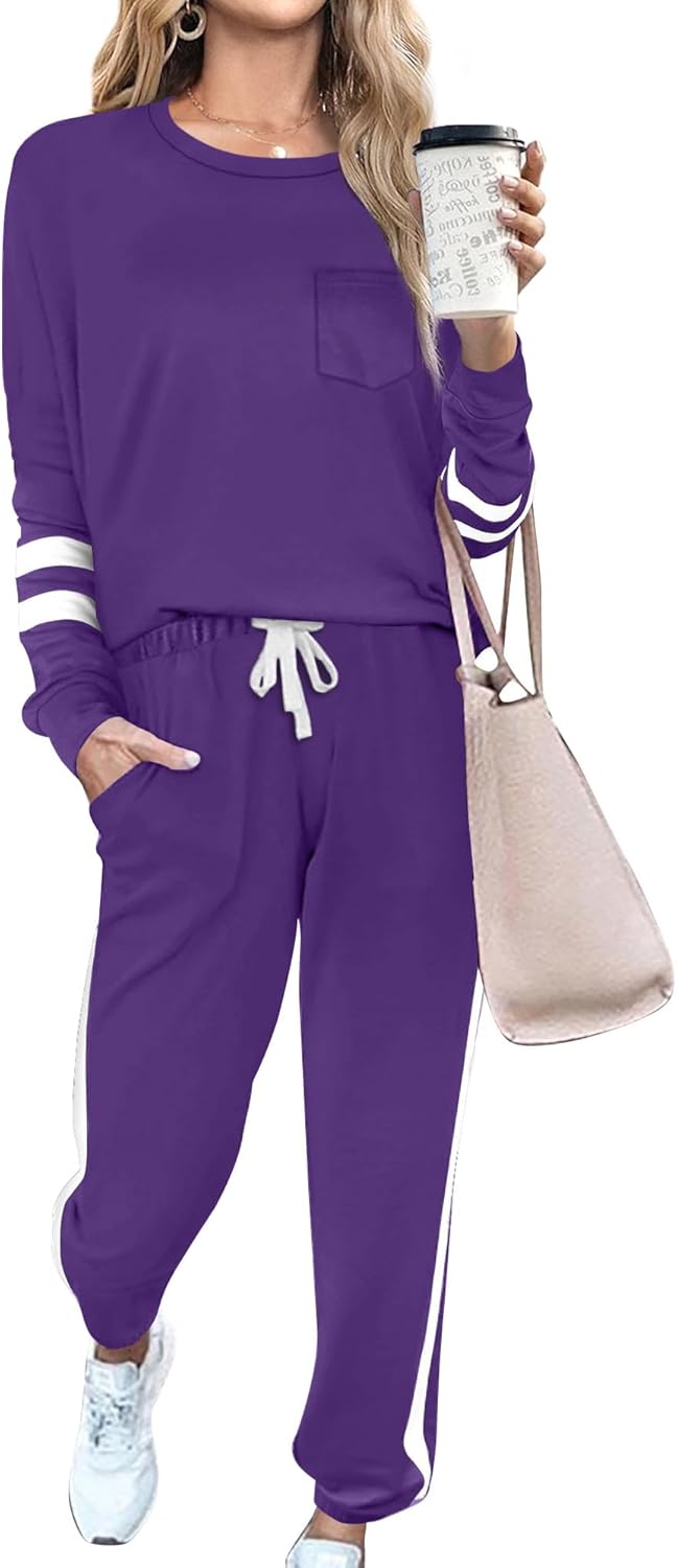 RUBZOOF Lounge Sets for Women 2 Piece Travel Sweatsuits