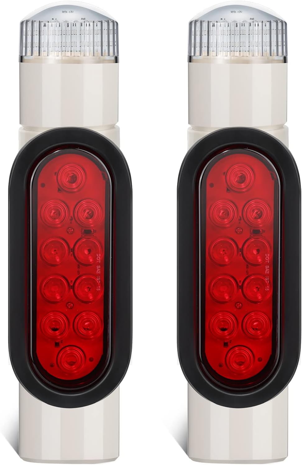Partsam Boat Trailer Guide Light Set for Enhanced Visibility
