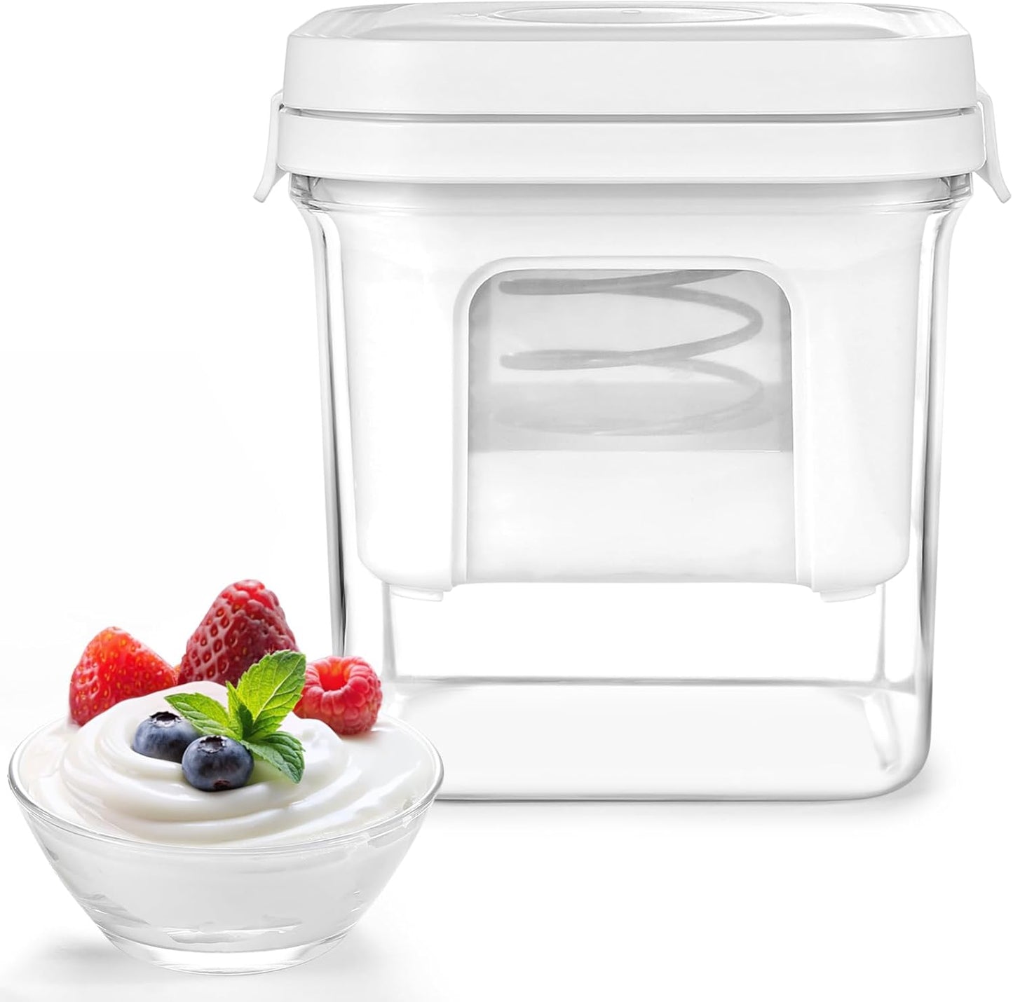 BPA-Free Greek Yogurt Maker, Ultra-Fine Mesh, 2024 Upgrade