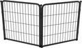 24 in Black Indoor Dog Playpen - Stress-Free Expandable Play Area