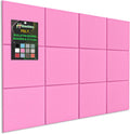 Large Felt Bulletin Board 47 x 36 in 12 Pack - Modular Notice Wall