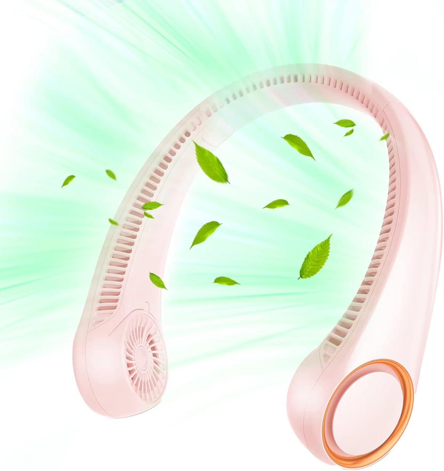 Portable Neck Fan for Hands-Free Cooling, 360 Degree Comfort