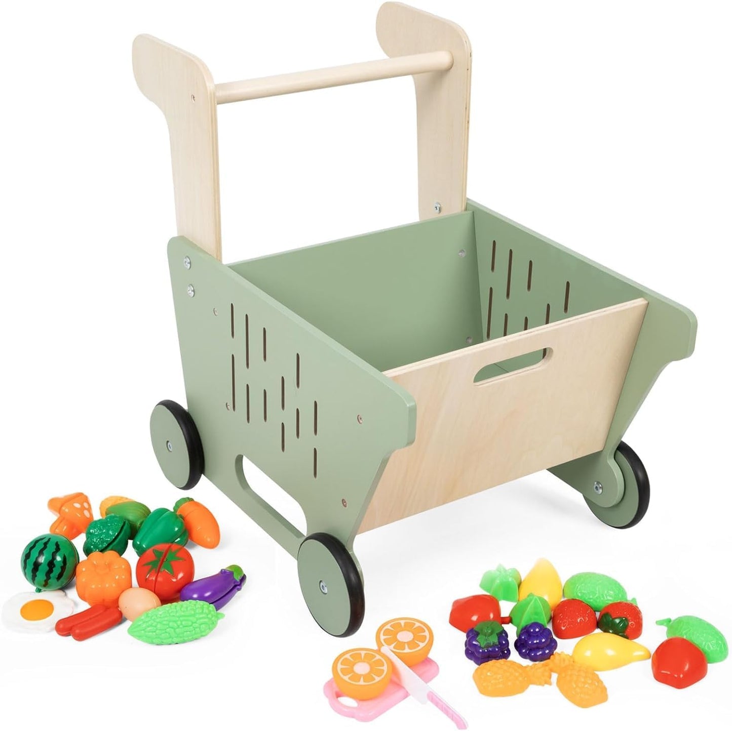 22PCS Vegetable Fruit Baby Push Walker, DAILYLIFE