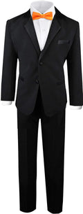 Black n Bianco Boy's Modern Tuxedo Dresswear Set - Smart Occasion Wear
