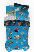 Dog Man Supa Book Kids Bedding Twin Set - Super Soft Reversible