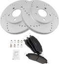 Front Performance Brake Pad & Rotor Kit Compatible with 2005-2010 Ford