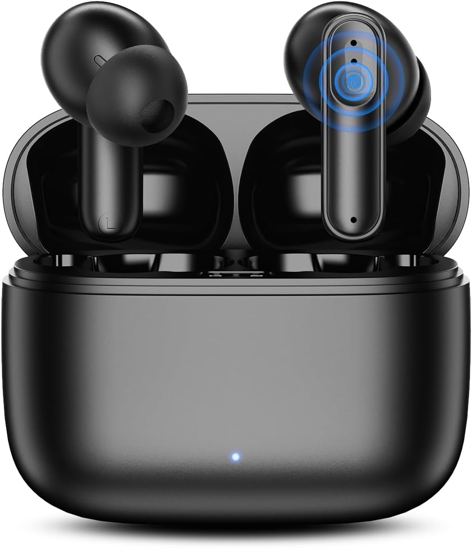 Zvclli Wireless Earbuds: 42H Playtime, HiFi Stereo Sound