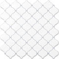 STICKGOO Arabesque Peel and Stick Backsplash Tile - Thicker White Peel