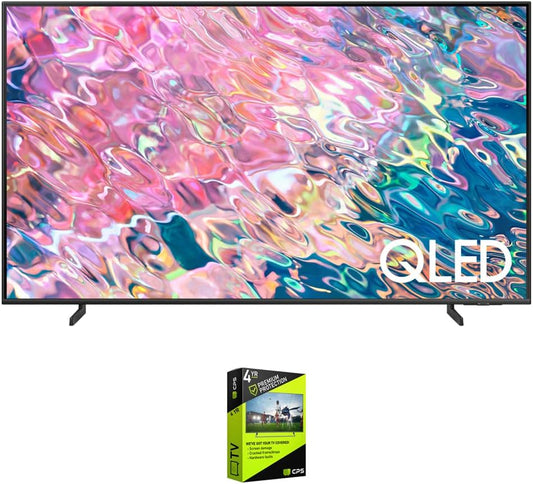 SAMSUNG QN50Q60BAFXZA Q60B 50 inch QLED 4K Smart TV Bundle