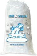 Ice Bags with Drawstring Closure 20lb 200ct - Durable Food-Safe Bags