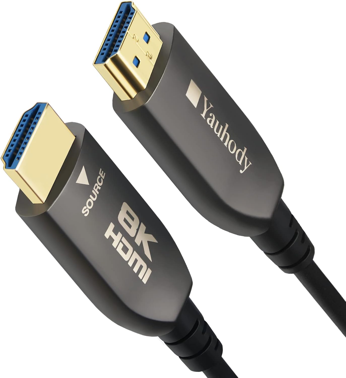 Yauhody Real 8K HDMI Fiber Optic Cable 50ft for Stunning Quality