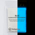 Glow in The Dark Powder PRO-Series Blue 8 Ounces - Long Lasting Glow