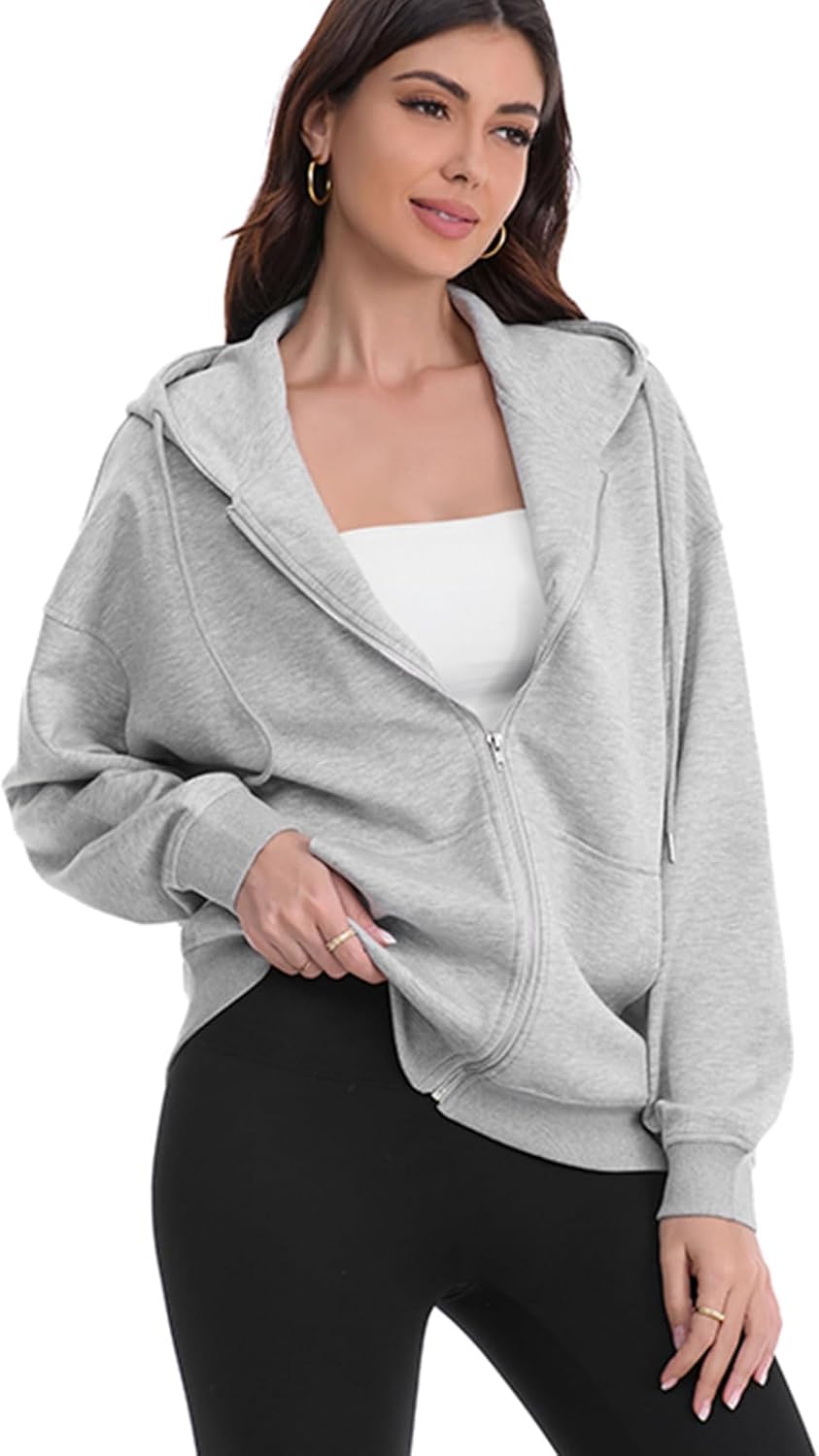 Oversized Zip Up Hoodie: Cozy Fall Essential