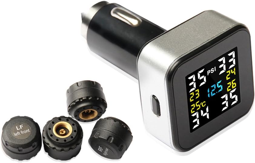 VESAFE Wireless Tire Pressure Monitoring System with Alarms