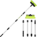 Car Wash Brush Long Handle 65in Extendable Brush - Ergonomic 4-Grip