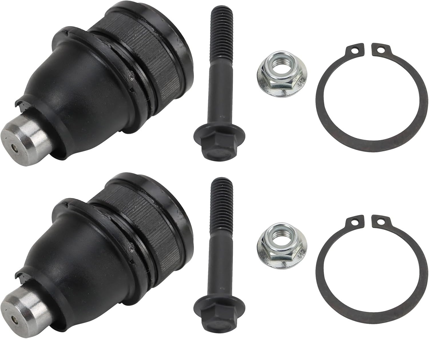 TRQ Front Lower Ball Joint Set for 2004-2013 Mazda 3 & 2006-2015 5
