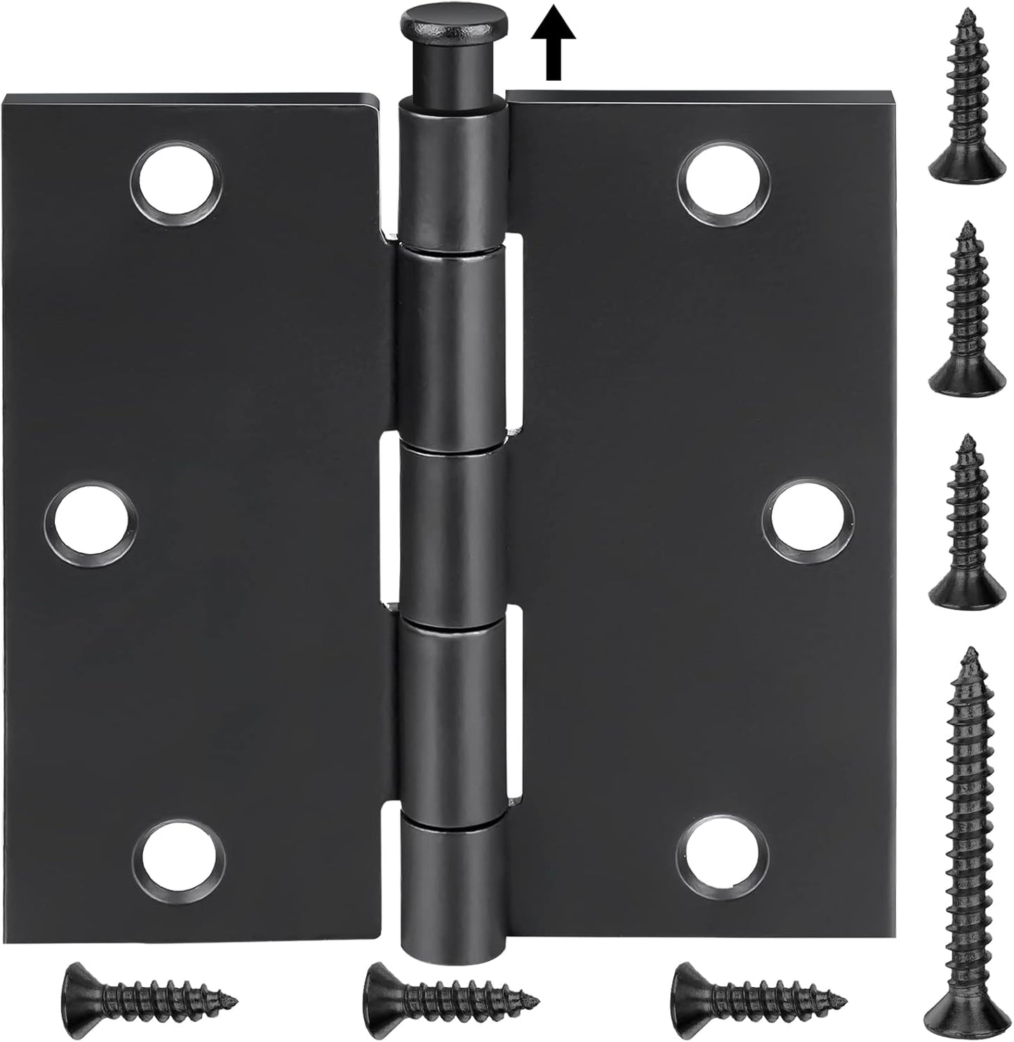 TICONN 30-Pack 3.5 Inch Door Hinges for Residential Doors