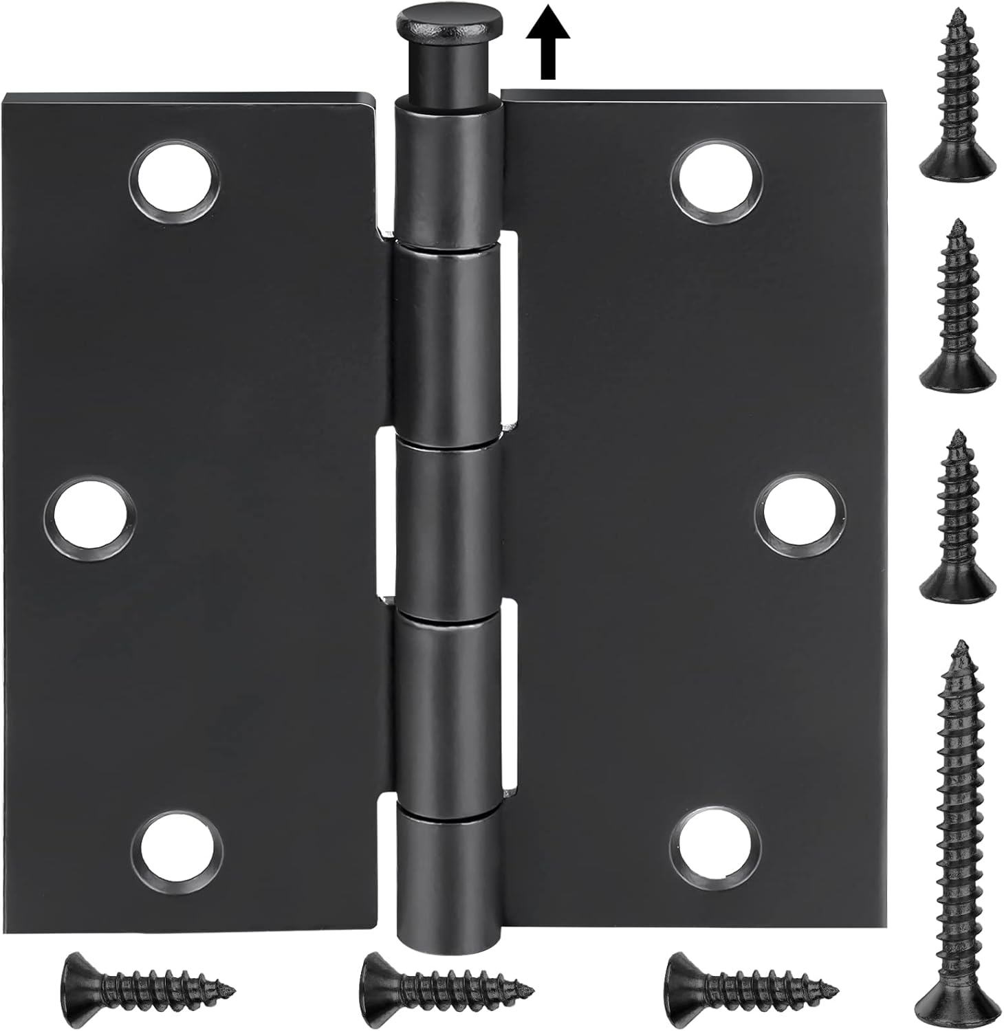 TICONN 30-Pack 3.5 Inch Door Hinges for Residential Doors