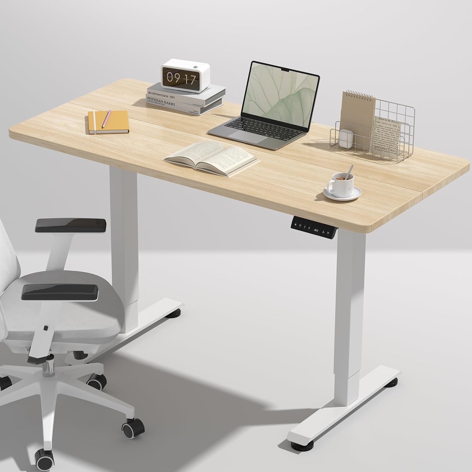 Veken 47.2 Inch Electric Standing Desk for Home Office Use