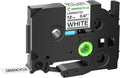 GREENCYCLE 20 Pack 12mm Laminated White Tape for Ptouch - Durable