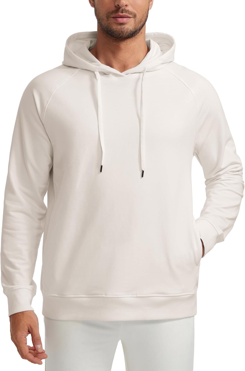 CRZ YOGA Hoodies for Men - Comfortable Athletic Pullover Tops