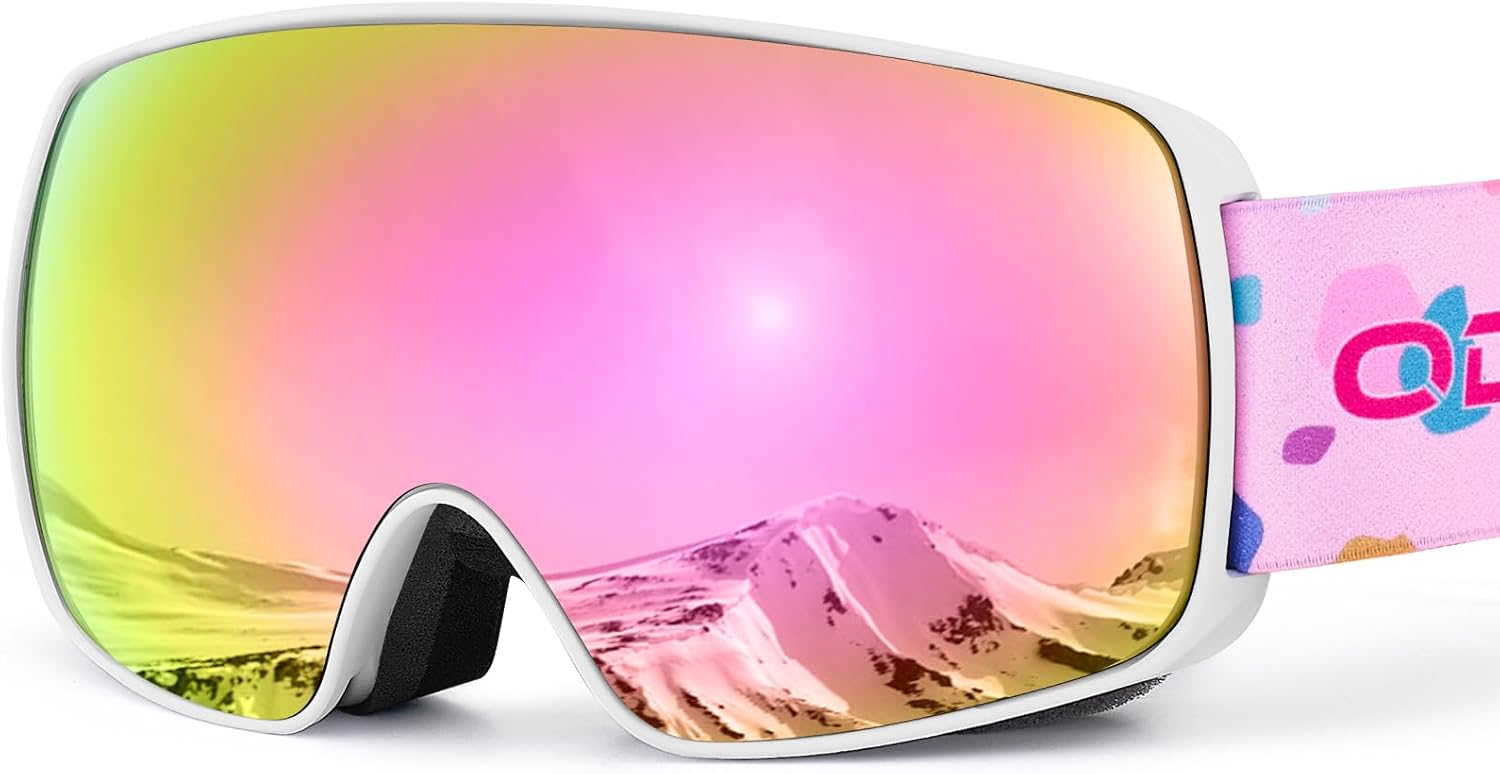 Odoland Kids Ski Goggles - Youth Snowboard Protection