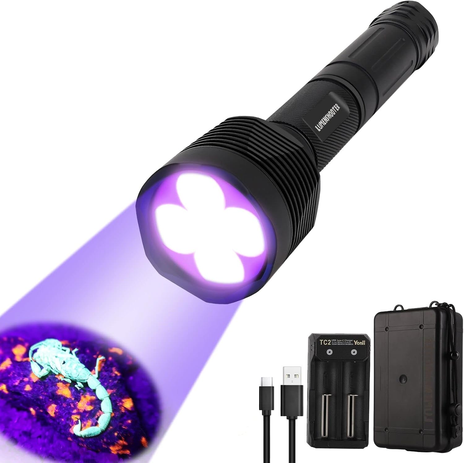 S5 UV Flashlight for Pet Urine Detection and Scorpion Hunting