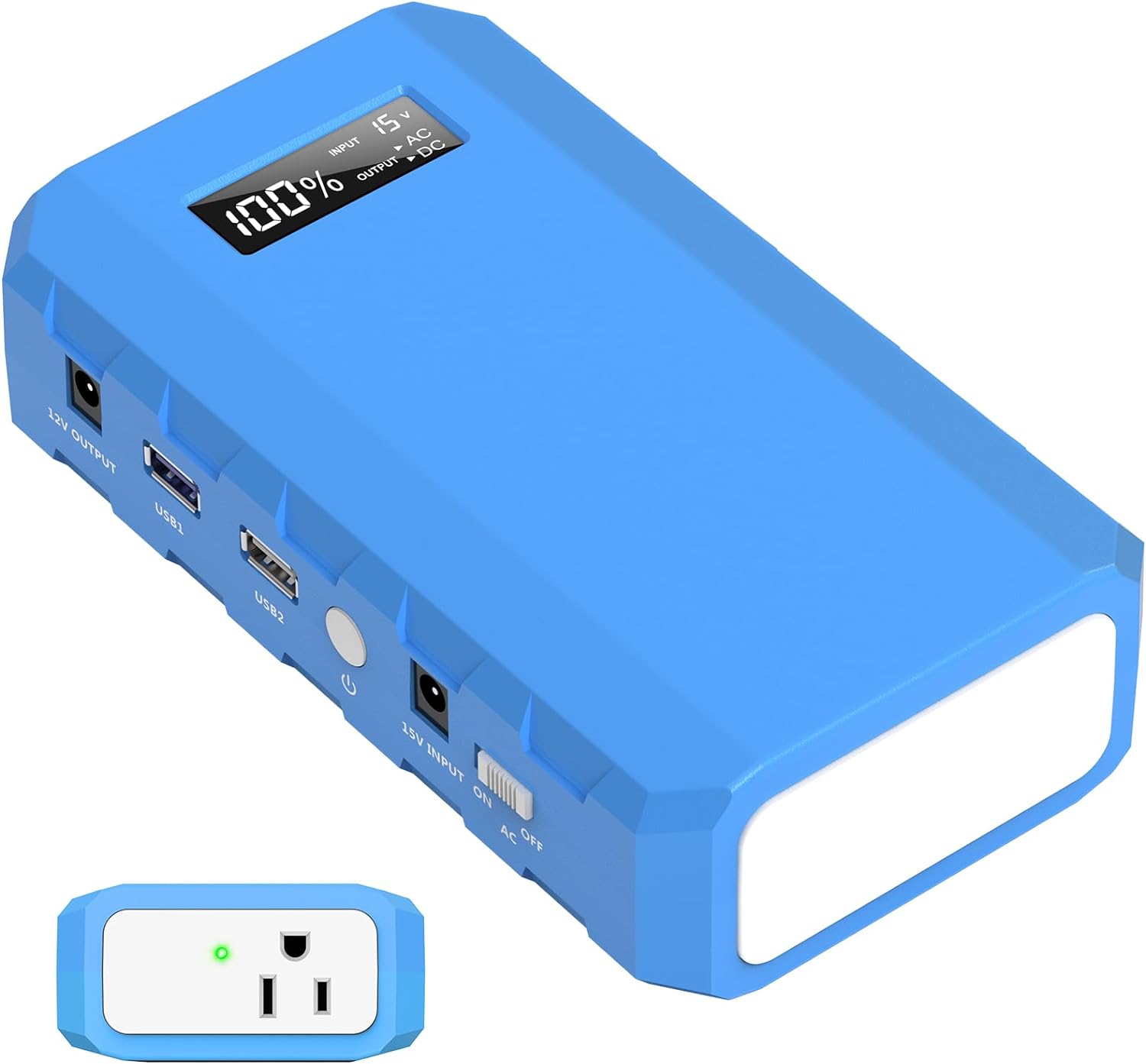Powkey Portable Power Station: 65W AC Outlet!