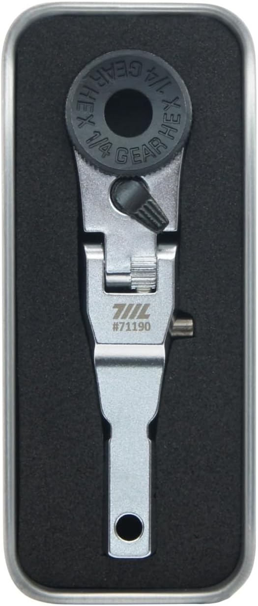 711L Flat End Flex Head EDC Ratchet Wrench for Multitools