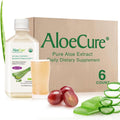 Aloe Vera Juice Grape Flavor - USDA Organic AloeCure