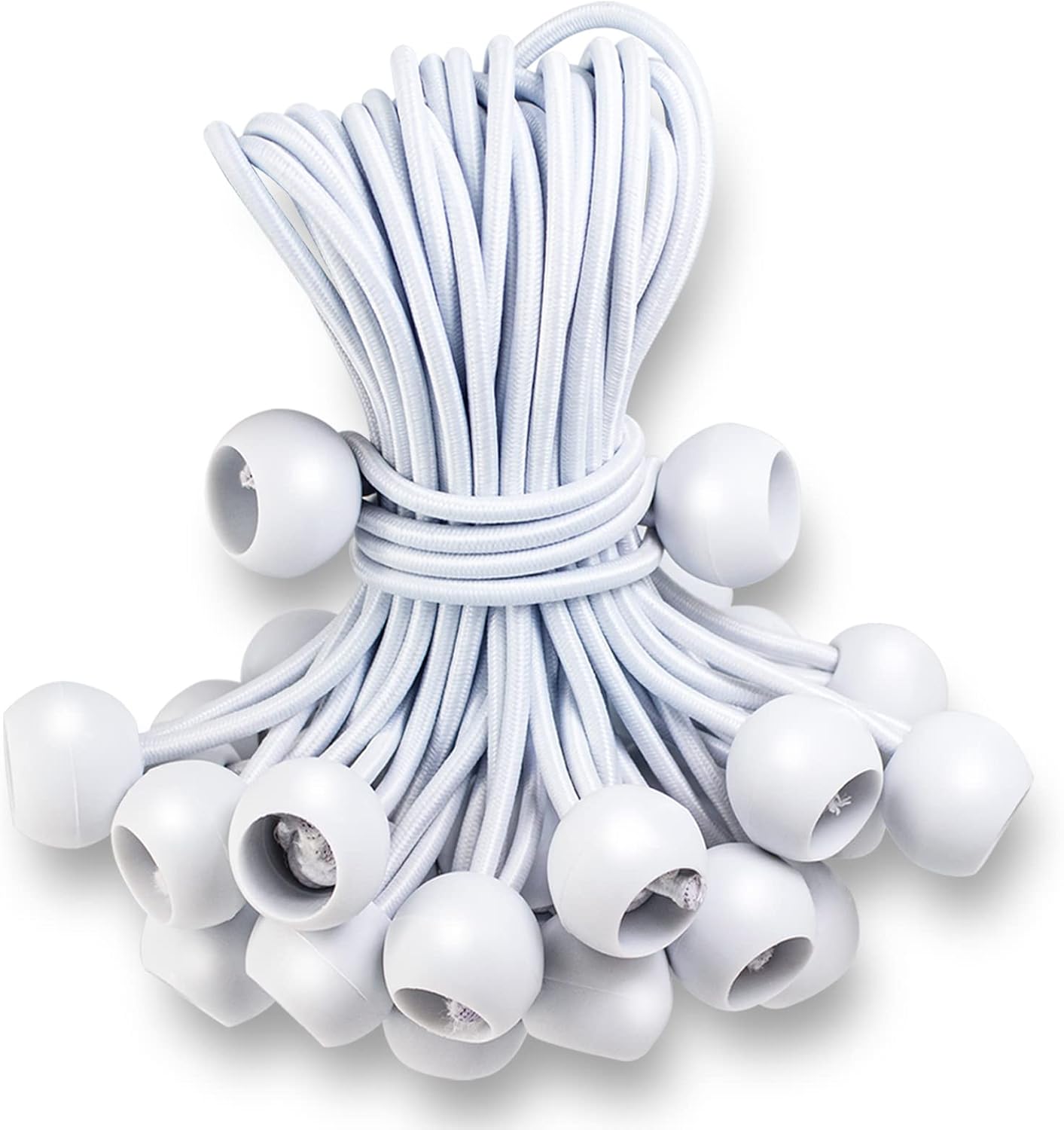 50 Pack Heavy Duty Ball Bungees - Secure Your Gear with Ease!