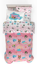 Powerpuff Girls Bedding 5 Piece Twin Comforter and Sheet Set - Soft