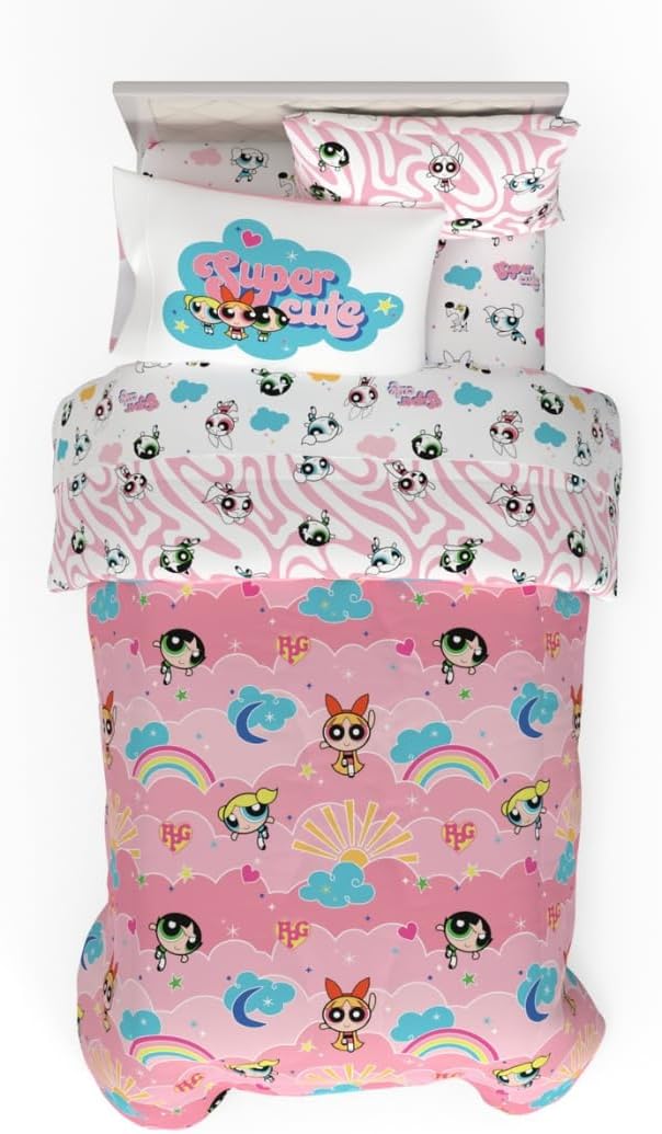 Powerpuff Girls Bedding Set - Super Soft Comforter & Sheets