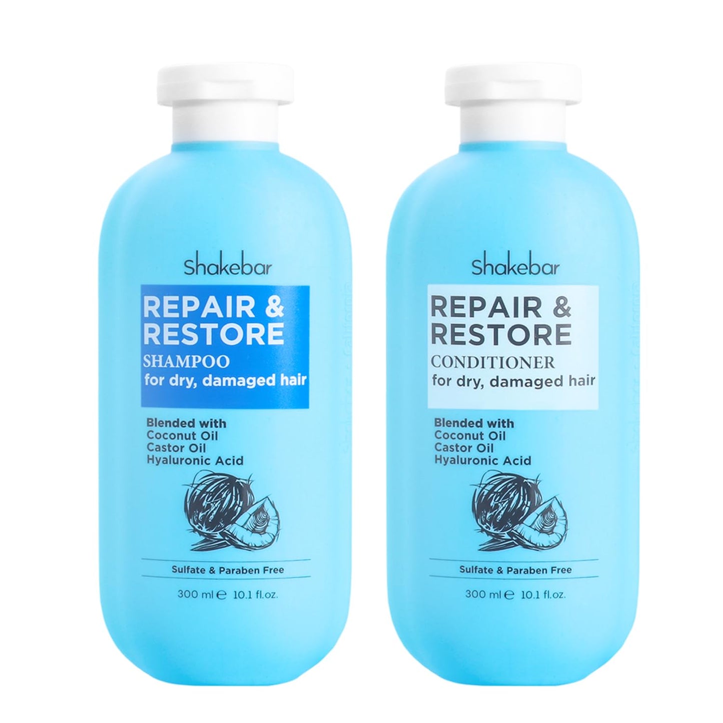 Hydrating Coconut Castor Shampoo Set