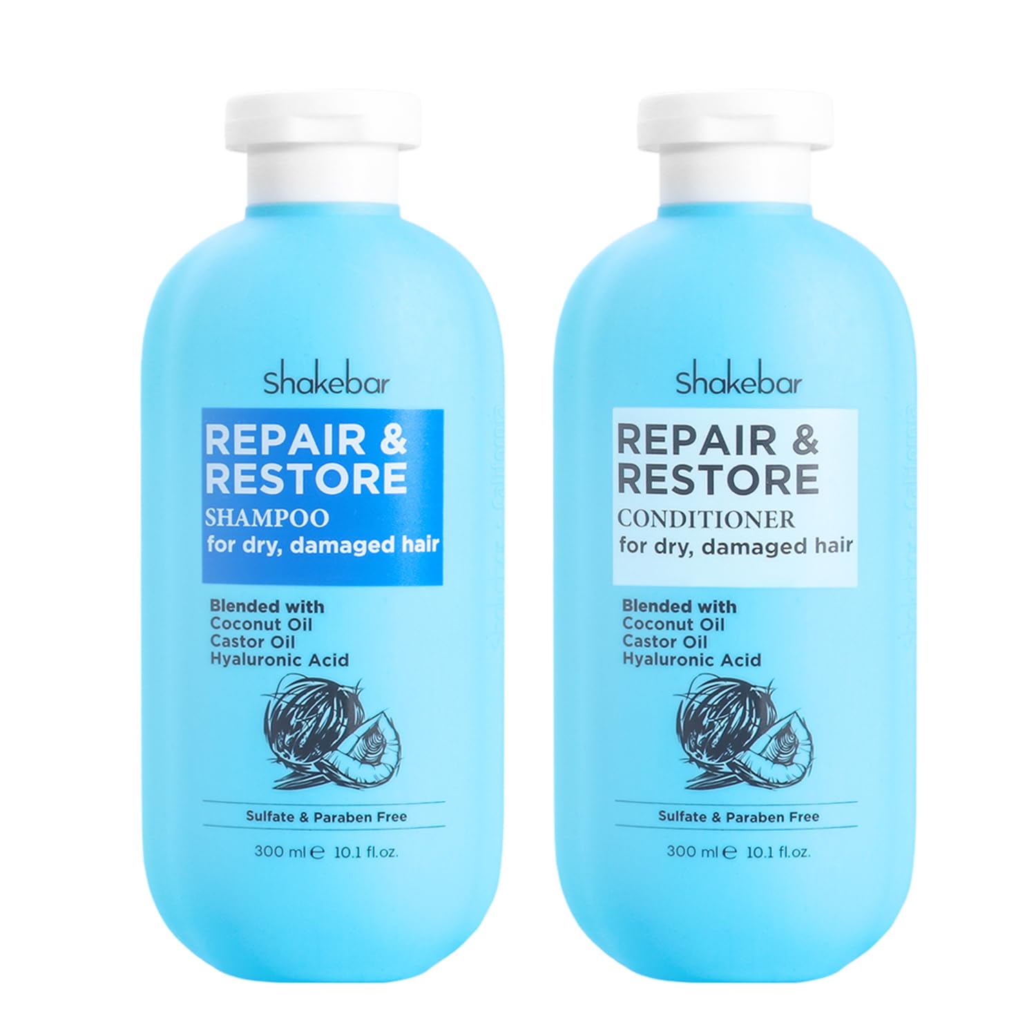 Hydrating Coconut Castor Shampoo Set