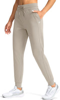 Women's High Waisted Joggers with Zipper Pockets - Ultra Soft Fit