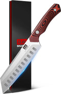 SHAN ZU Sushi Knife - Ultra Sharp 7 Inch Santoku Chef Knife