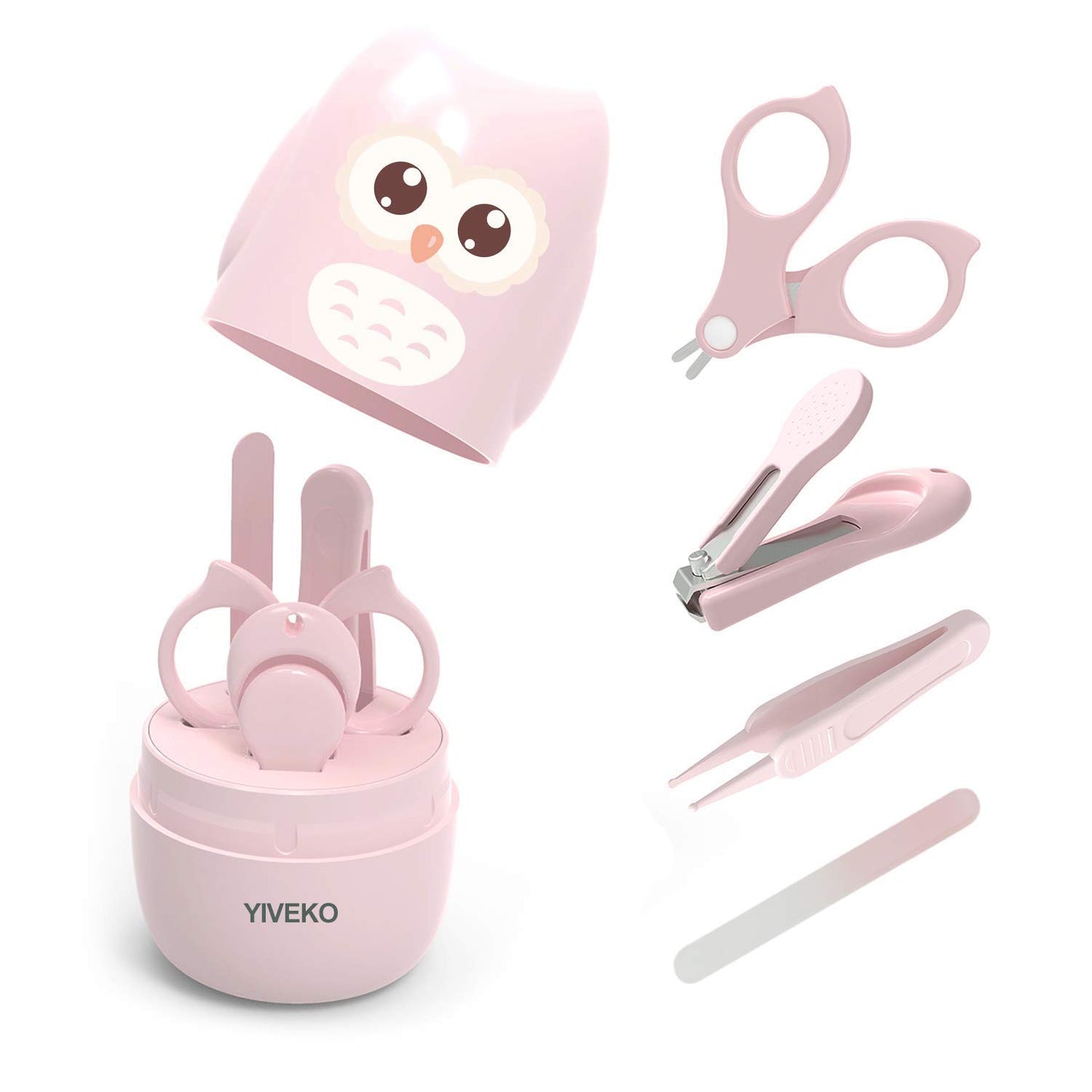 YIVEKO 4-in-1 Baby Nail Care Set: Trim & Style with Ease!
