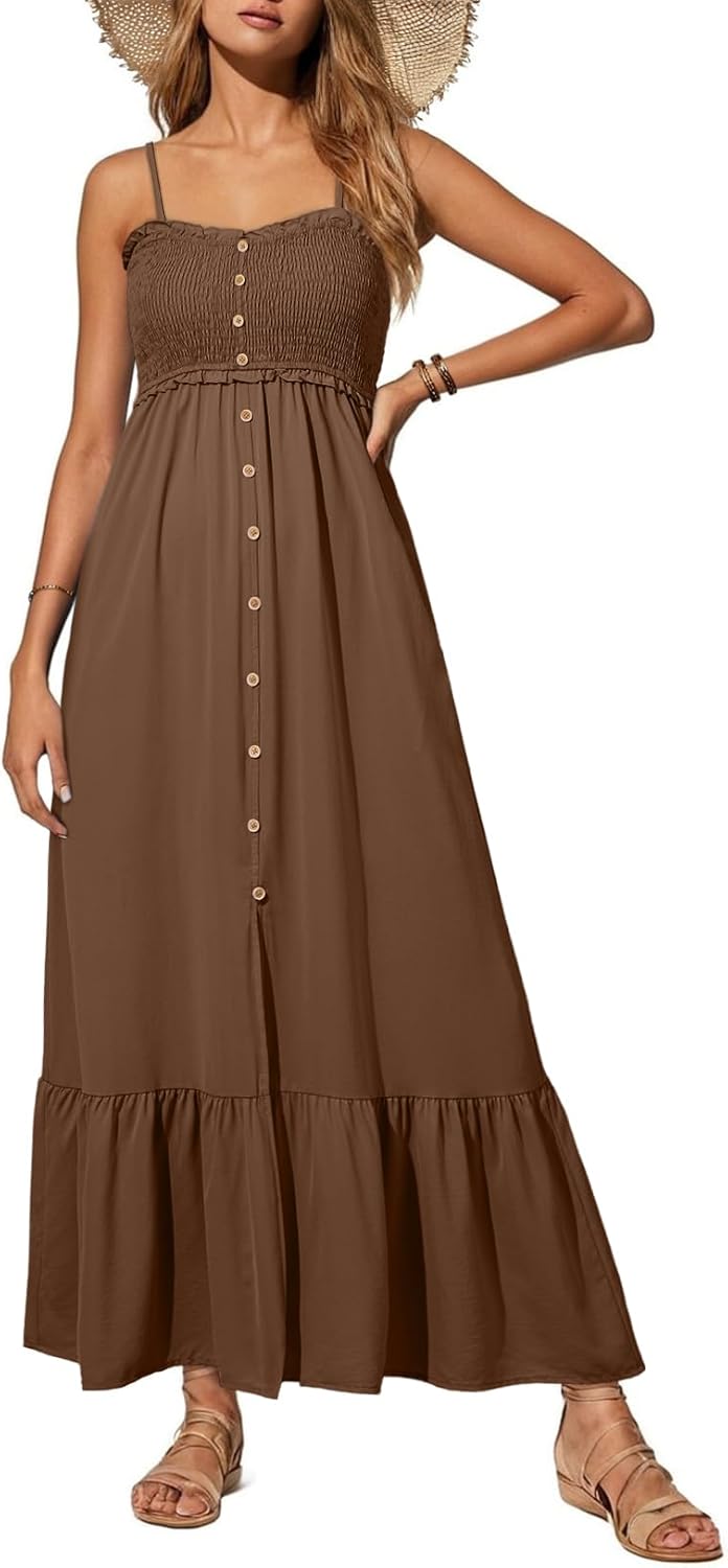 Dokotoo Womens Summer Maxi Dress with Pockets for 2025
