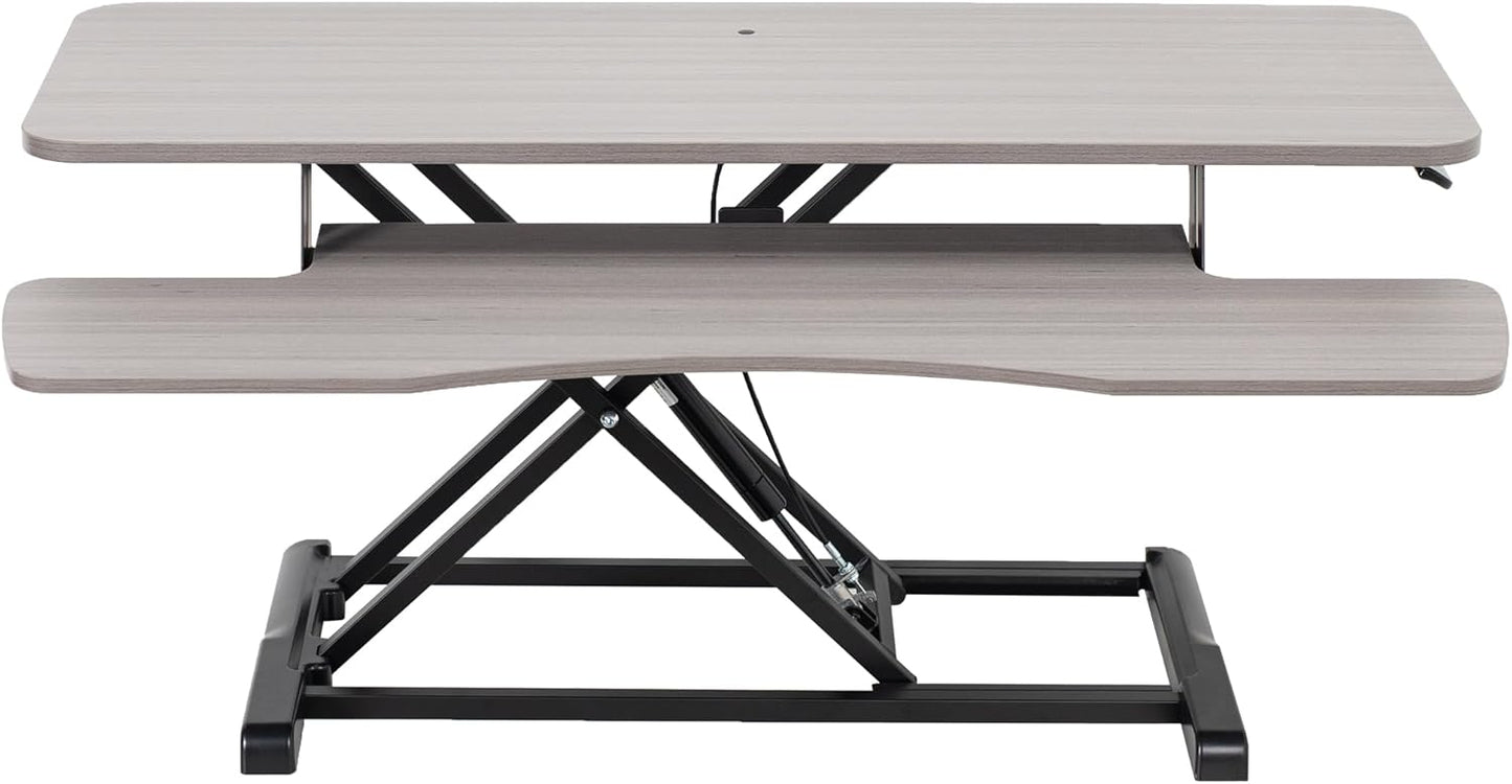 VIVO 42 inch Desk Converter for Ergonomic Sit to Stand Work