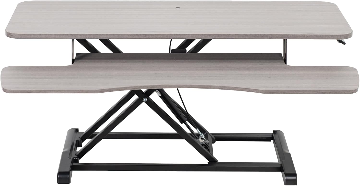 VIVO 42 inch Desk Converter for Ergonomic Sit to Stand Work