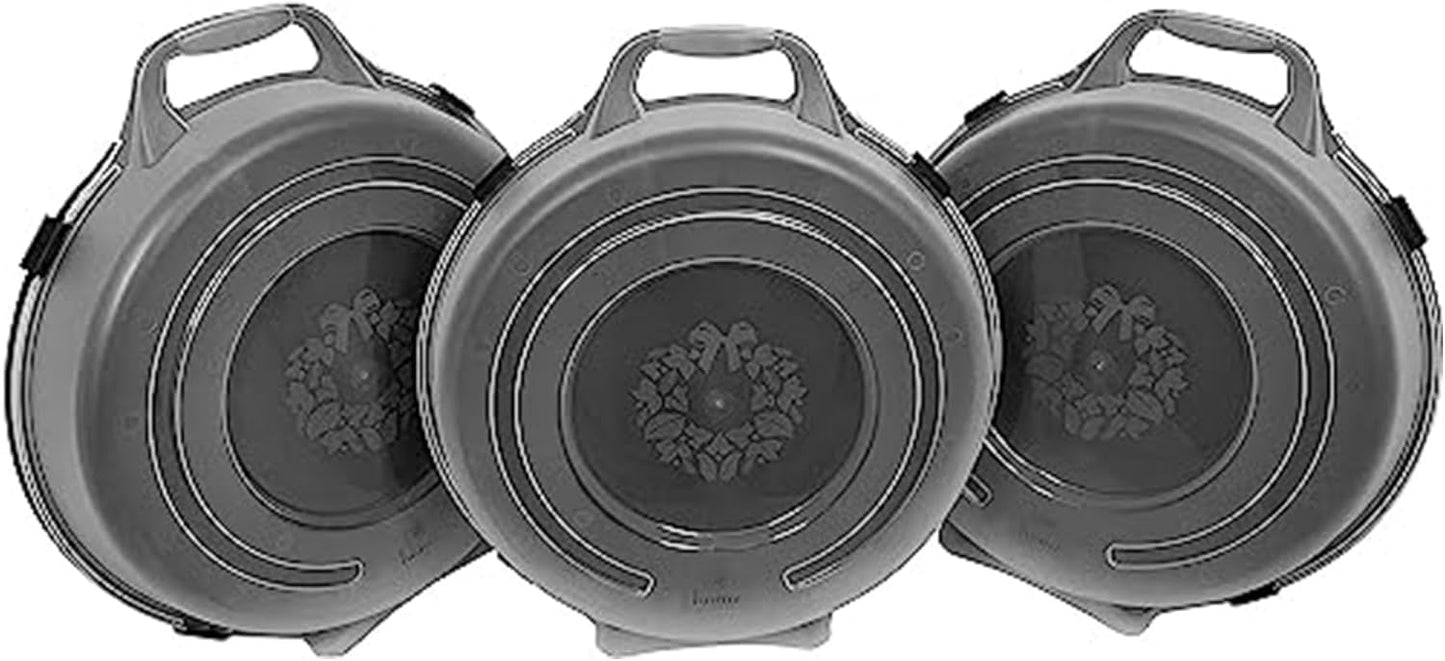 HOMZ Set of 3 Holiday Wreath Storage Containers Review