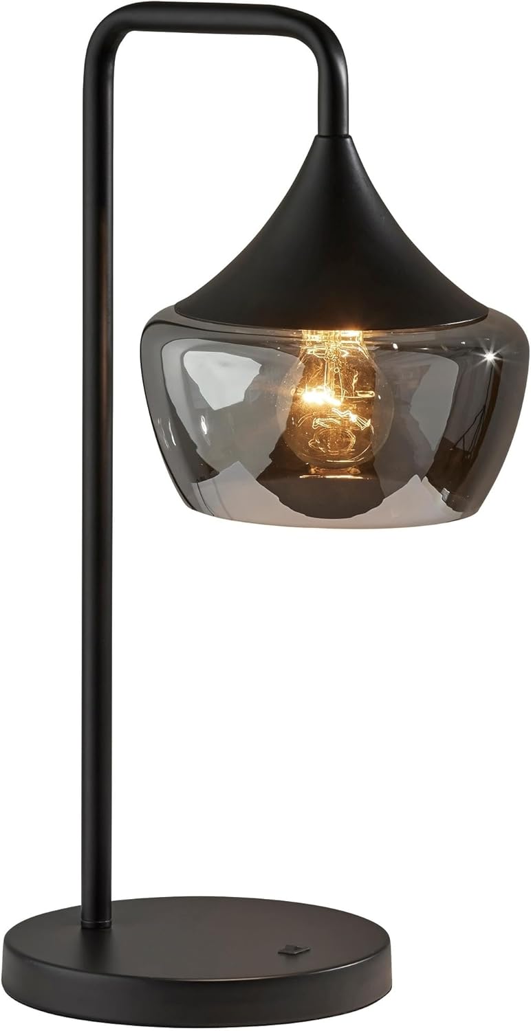 Adesso Eliza Table Lamp - Stylish Black Accent Lighting