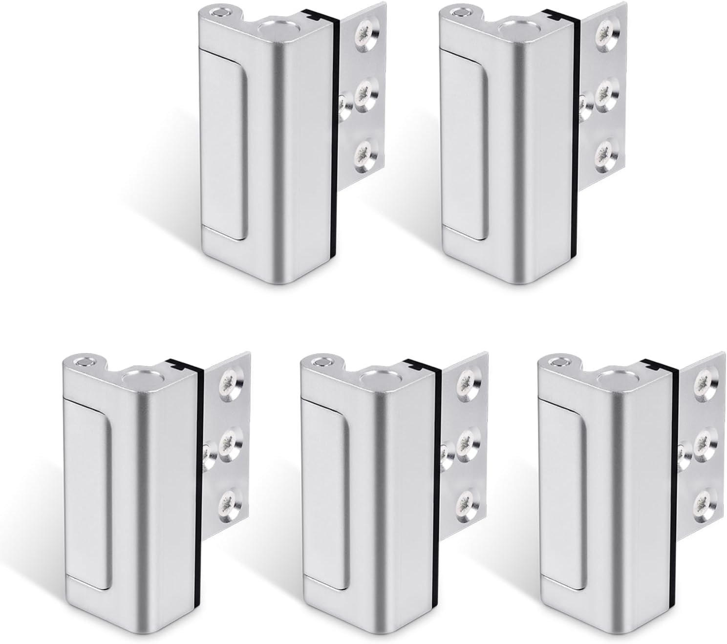 5PACK Home Security Door Reinforcement Lock for High Security