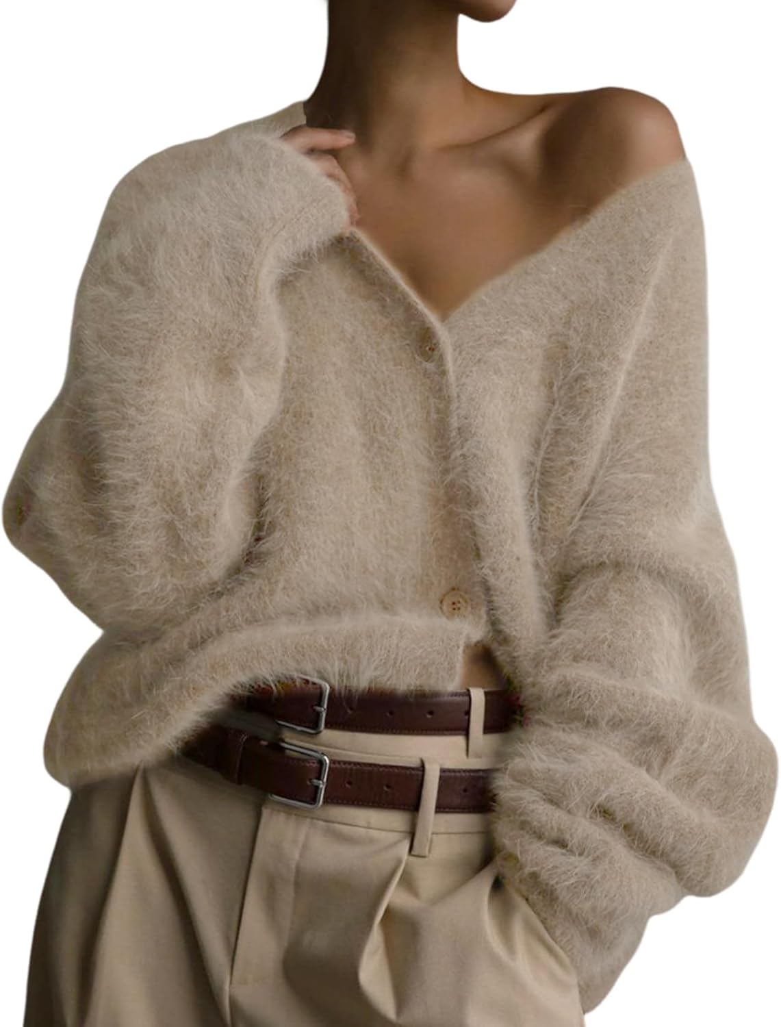 Yimoon Womens Fuzzy Cardigan Sweater for Trendy Style 2025