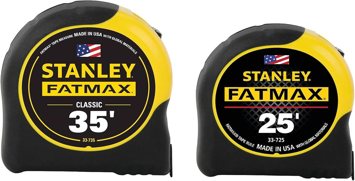 Stanley 35ft and 25ft Fatmax Tape Measure Combo Pack Review