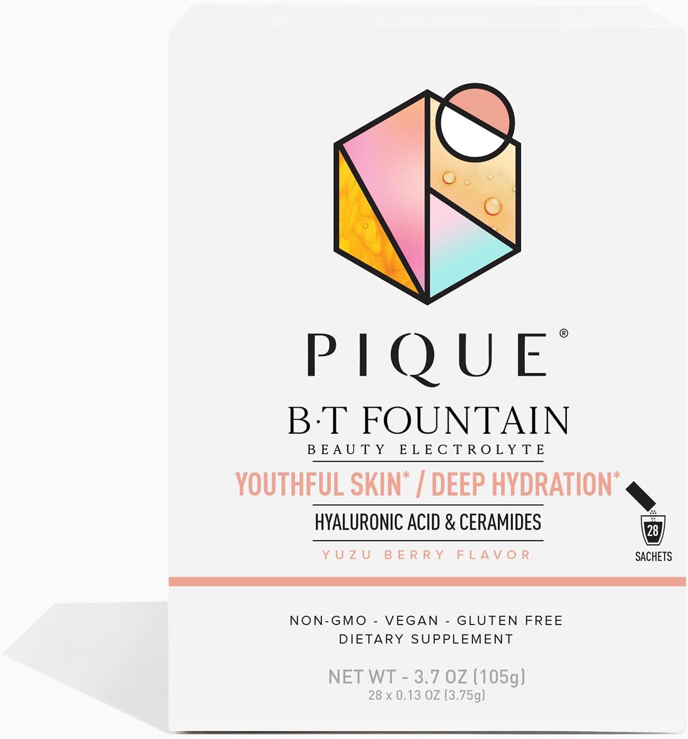PIQUE BT Fountain Beauty Electrolyte Powder for Hydrated Skin