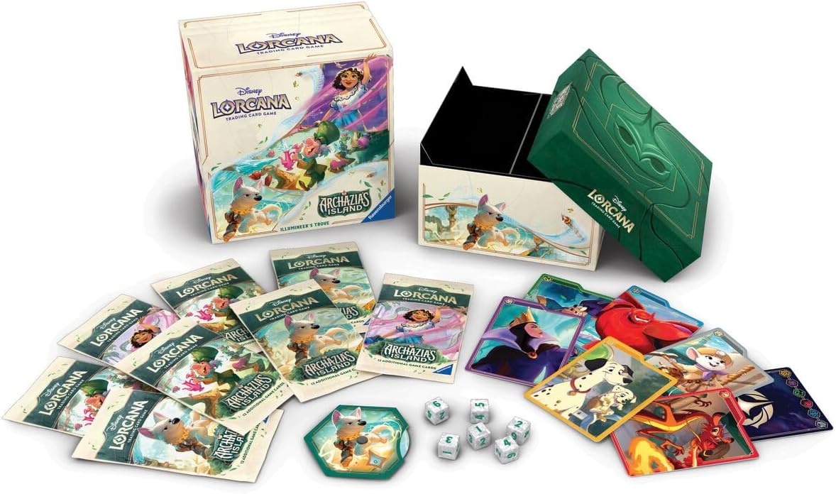 Disney Lorcana TCG Archazia's Island Illumineer's Trove Review