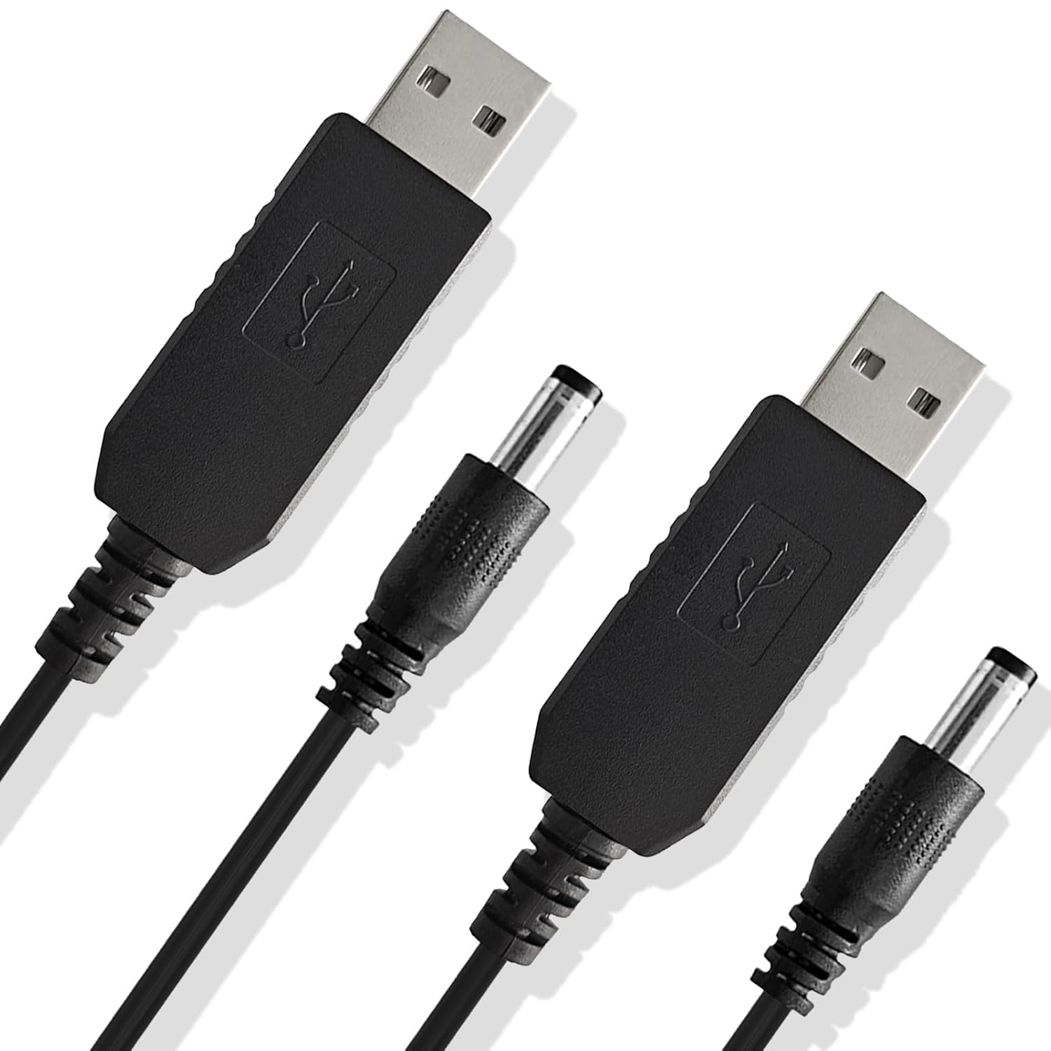 PDEEY 2-Pack USB Plug Cables | 6.6 FT Power Cord | Keep Your Baby Car Camera Running