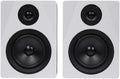 Pair Rockville APM5W 5.25ft 250W Powered USB Studio Bookshelf Speakers